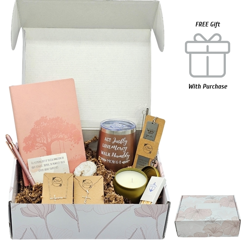 Empowerment Elegance Gift Box Positivity Spirituality Faith Self Care Rose Gold